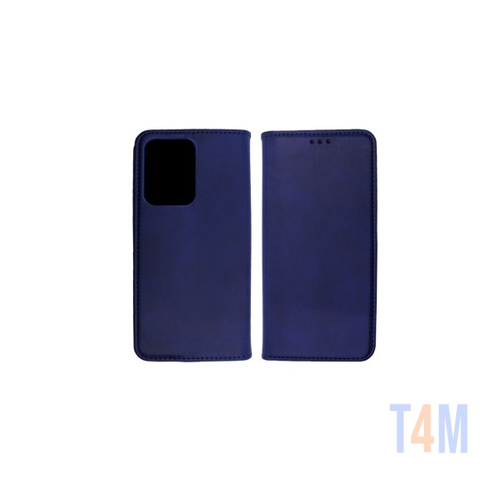 Leather Flip Cover with Internal Pocket For Xiaomi Mi 11T/Mi 11T Pro Blue